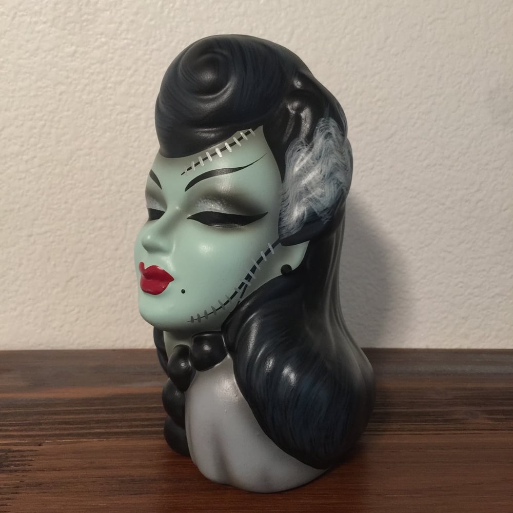 Frankenstein Vintage Revamped Head Vase