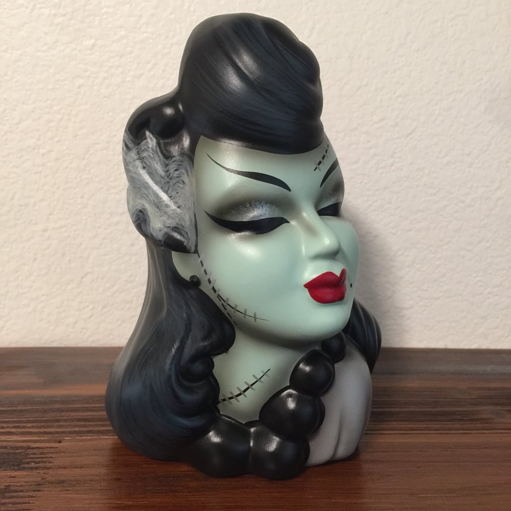 Frankenstein Vintage Revamped Head Vase