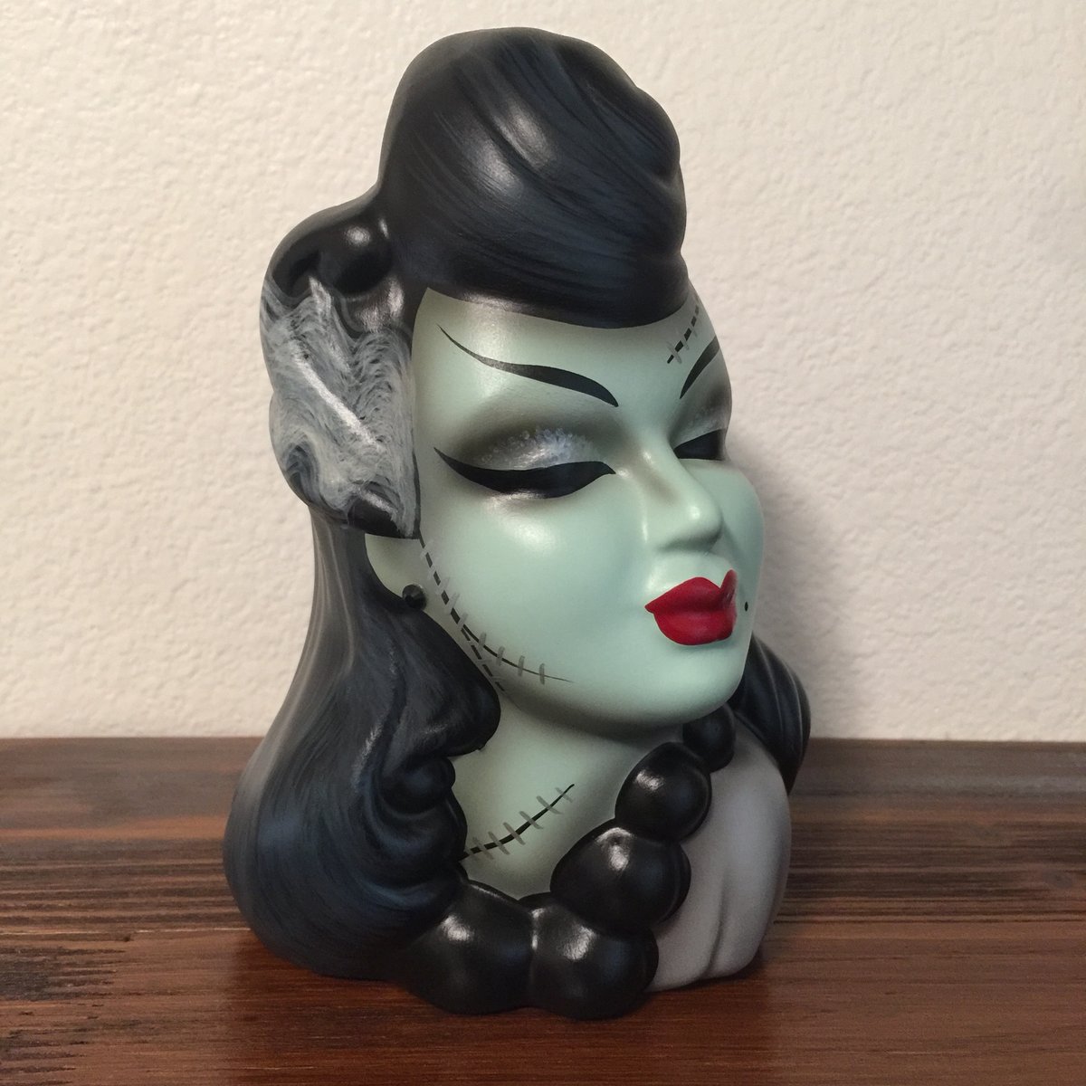 kinako   【希少】head vases ヘッドベース Frankenstein Vintage Revamped Head Vase | Lucky Hellcat