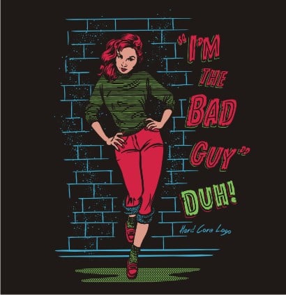 Image of I'm The Bad Guy - Ladies T-Shirt