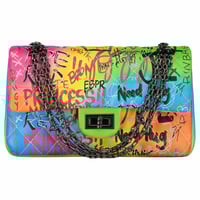 Image 3 of Luxe Neon Graffiti Bag
