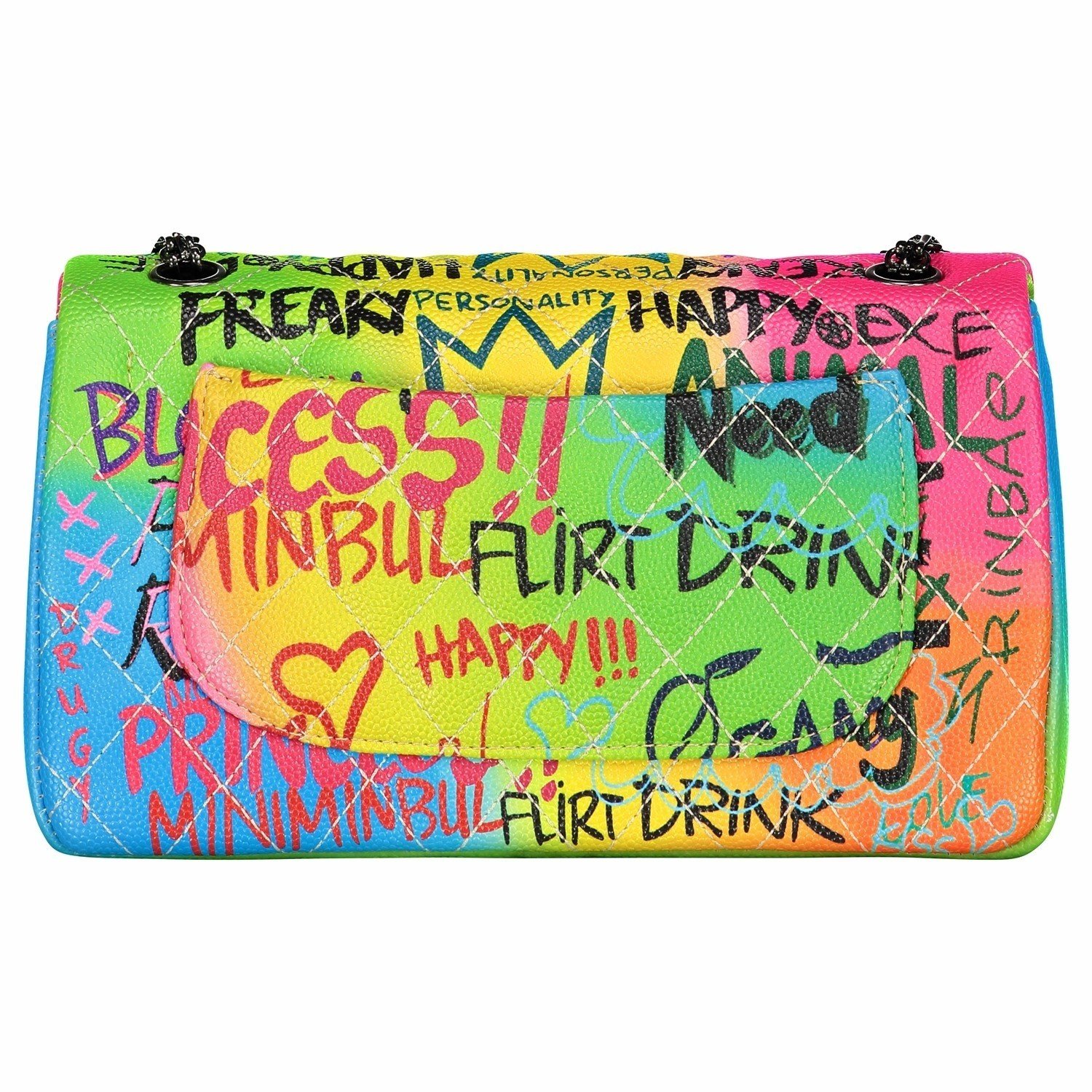 graffiti bag neon