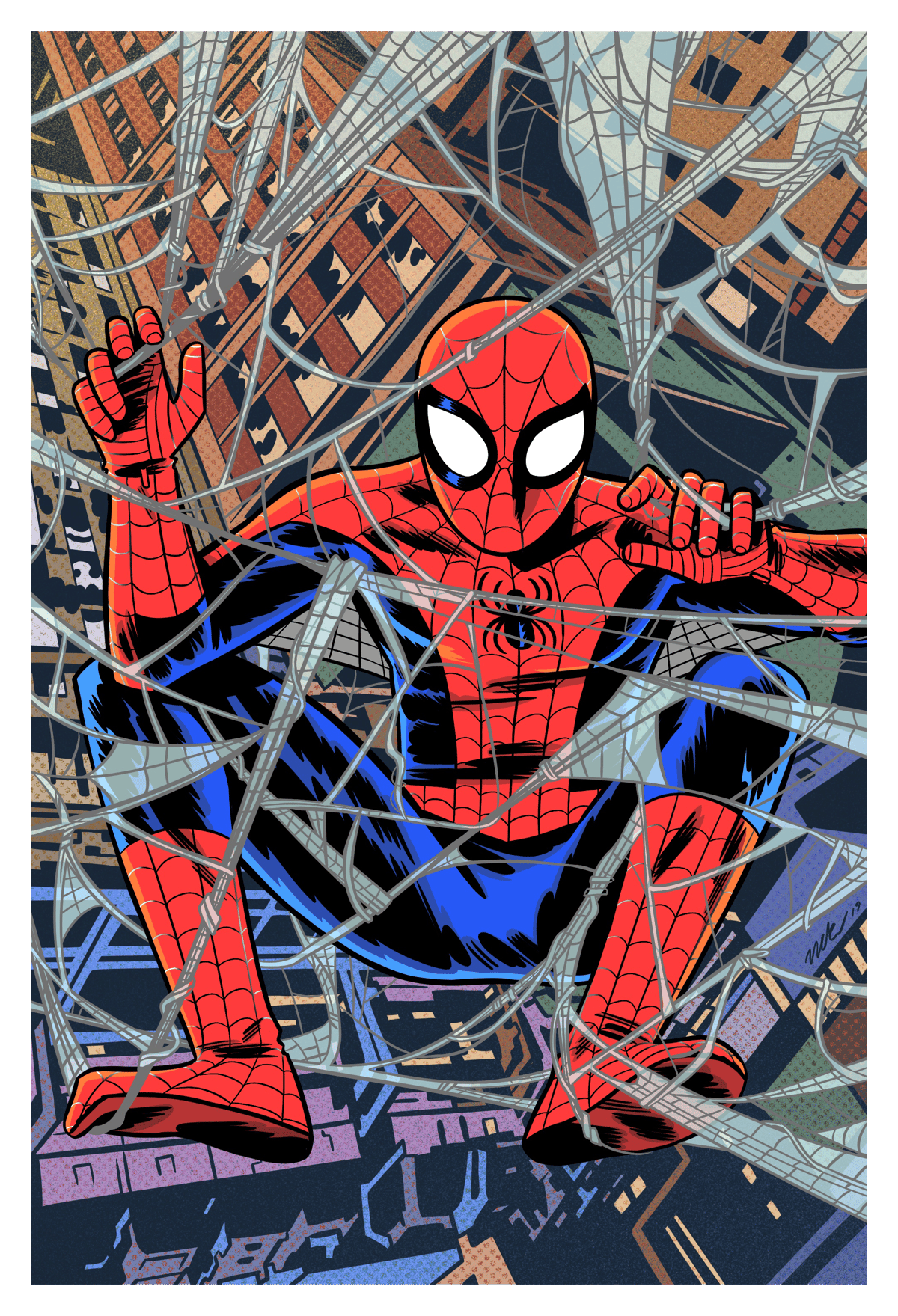 11x17 signed Spider-Man print | Radical Realm Comics