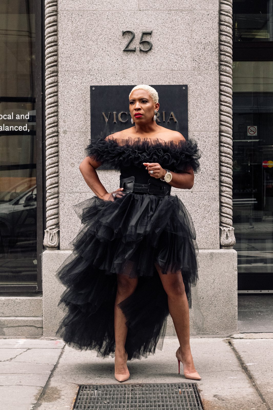 Slaying Diva Tulle Skirt Black Runway Styled