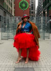 Slaying Diva Tulle Skirt - Red 