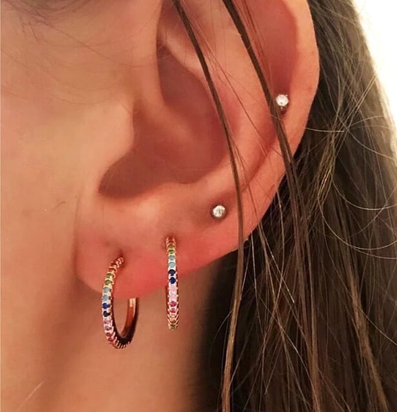 Image of Rainbow earrings