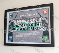 Image 3 of Victory to the Hunger Strikers A3 print - unframed.