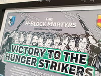 Image 4 of Victory to the Hunger Strikers A3 print - unframed.