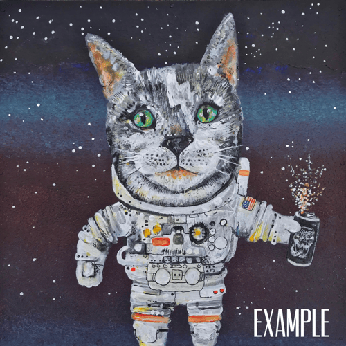 Image of CUSTOM PET PORTRAIT- 12in X 12in (1) Pet