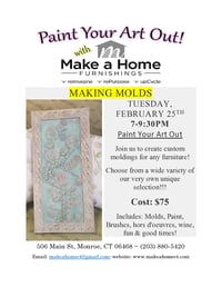 MAKING MOLDS - TUESDAY, February 25TH   7-9:30PM 