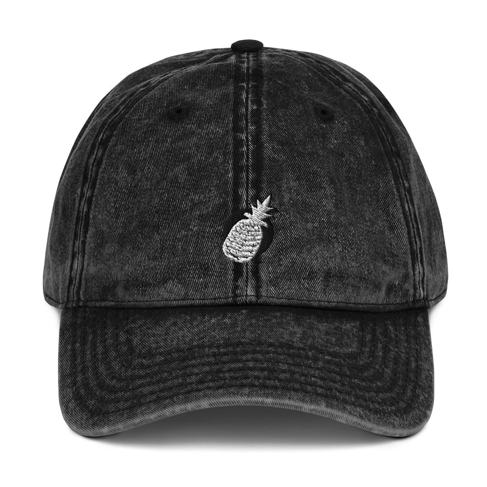Image of Pineapple Logo Vintage Jean Dad Hat