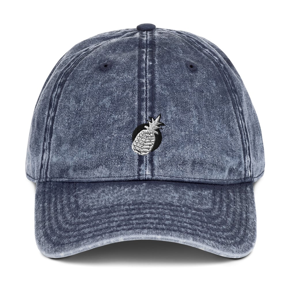 Image of Pineapple Logo Vintage Jean Dad Hat