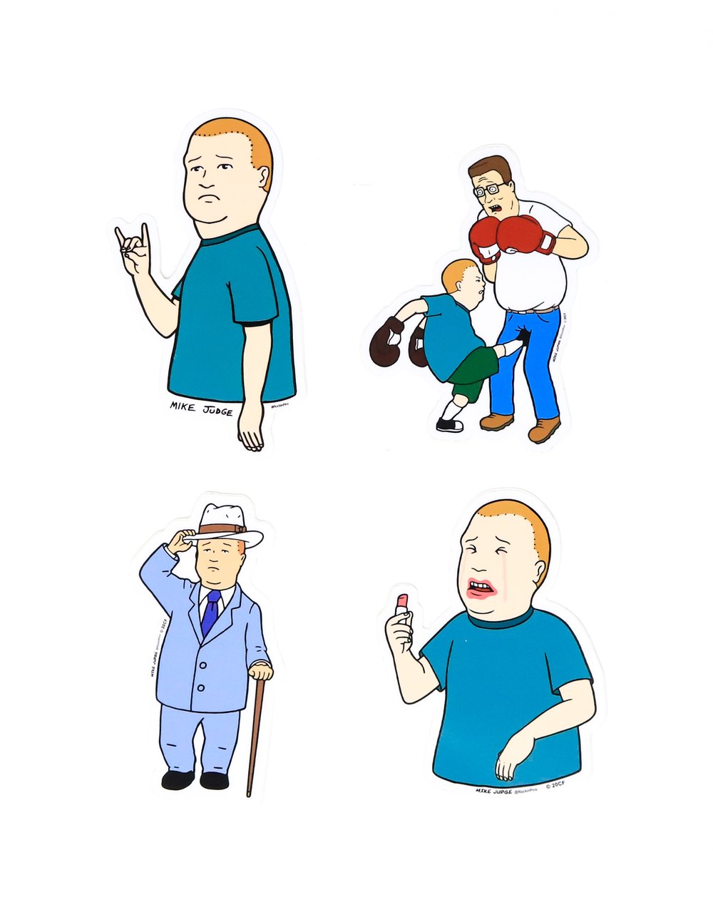 King of the Hill Decal Stickers