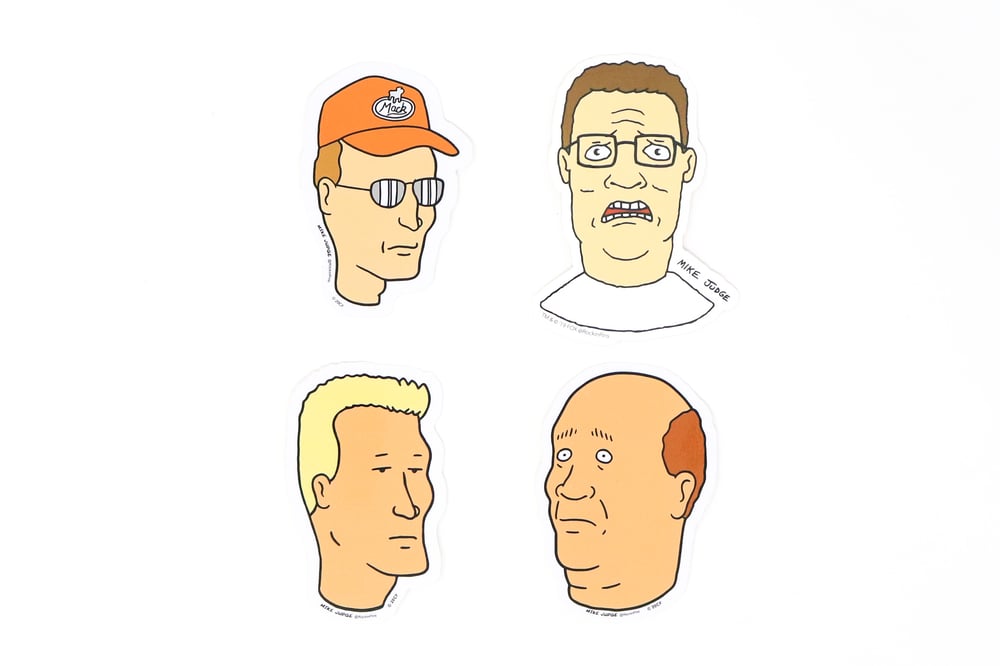 King of the Hill Decal Stickers