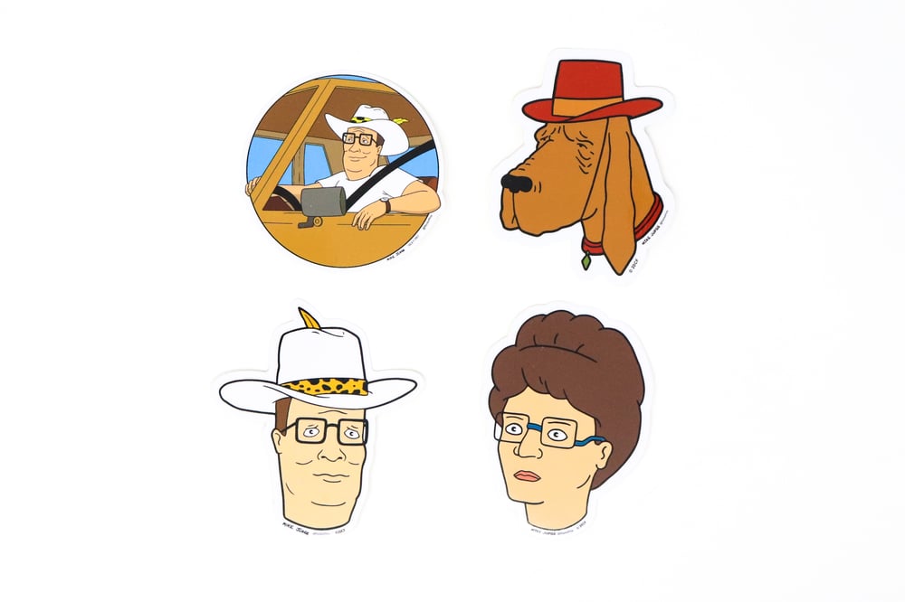 King of the Hill Decal Stickers
