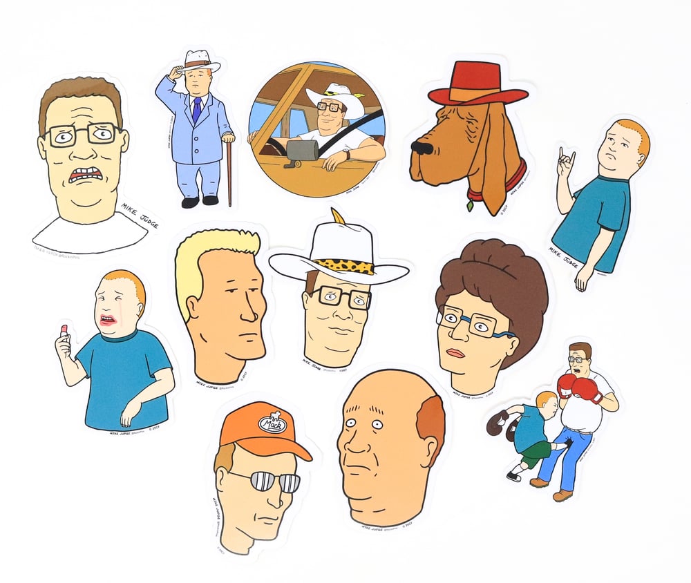 King of the Hill Decal Stickers