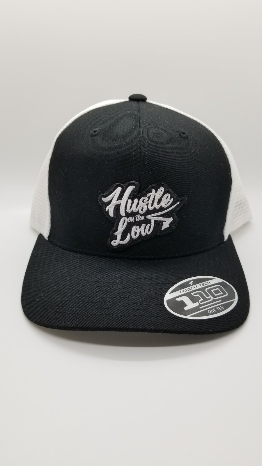 Image of Hustle 2 Tone Black and White cap