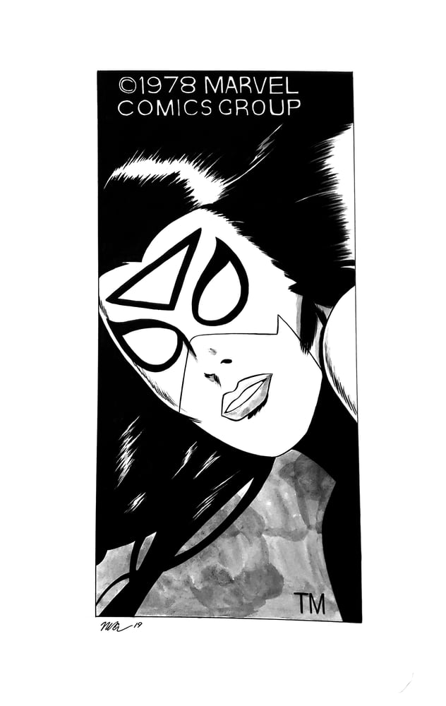 Image of Spider-Woman corner box art
