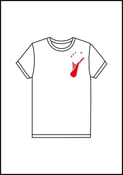 Image of red logo t-shirt