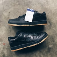 Image 1 of Original 2002 Nike SB Dunk Low “Black Ostrich” Look See Sample.