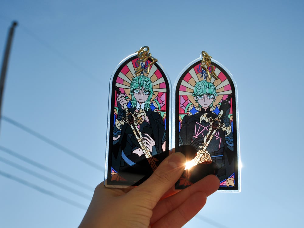 Image of Byleth Stained Glass Charms