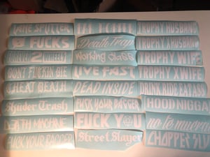 Image of Swing Arm Phrase Decals