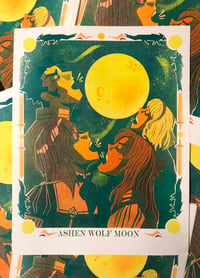 Image of ASHEN WOLF MOON Riso