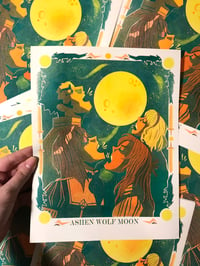 Image of ASHEN WOLF MOON Riso