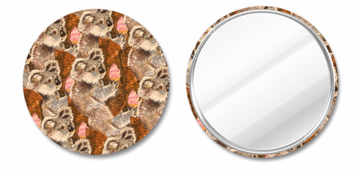 Image of Koala Ice Cream Hand Mirror (Portion for Charity)