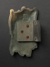 Image 5 of Large Bronze Handle with Tree Bark or Rock Design