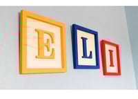 Large Toy Story 10x10 custom made Alphabet block decor