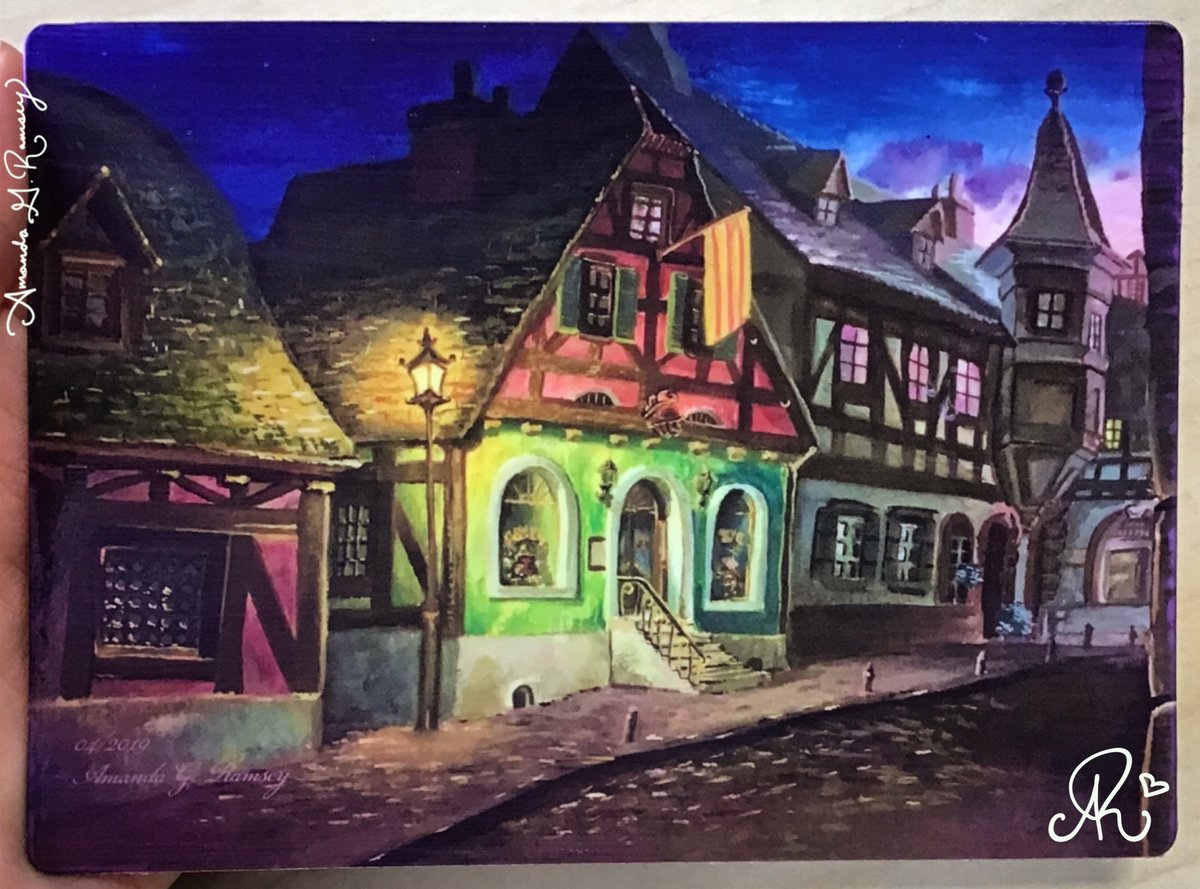 Image of "Color Street Evening" Magnet