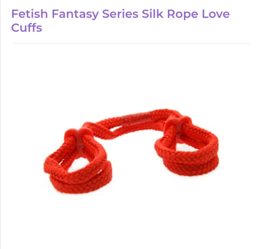 Image of Silk Rope Love Cuffs