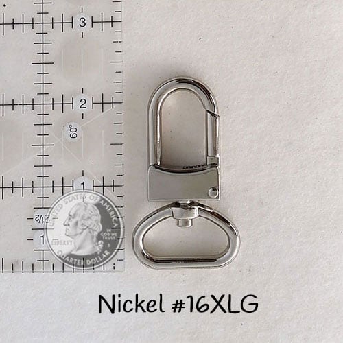 Image of Wide & Comfy Strap, 2-tone Brown + Black Cotton Canvas, 1.5" Wide, Gold or Nickel #16XLG Hooks