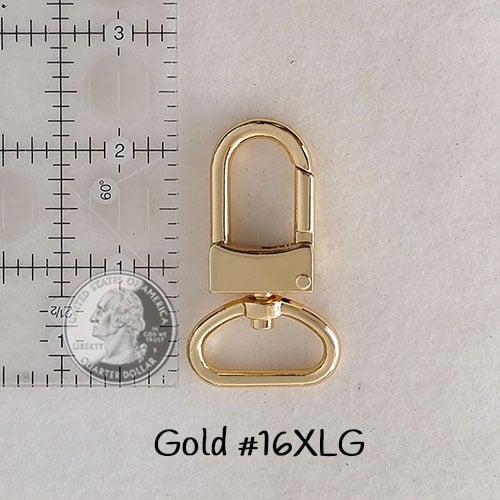 Image of Wide/Comfy Strap, 2-tone Dark Brown + Black Nylon, 1.5" Wide, Gold or Nickel U-shaped #16XLG Hooks