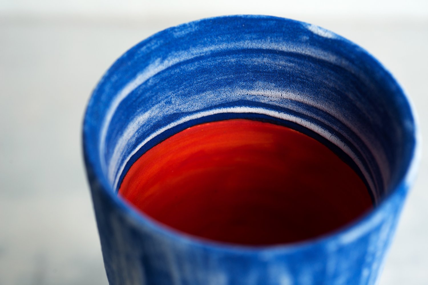 Image of Denim Cylinder Vase 