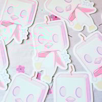 Image 1 of shiny eiscue pinkguin stickers