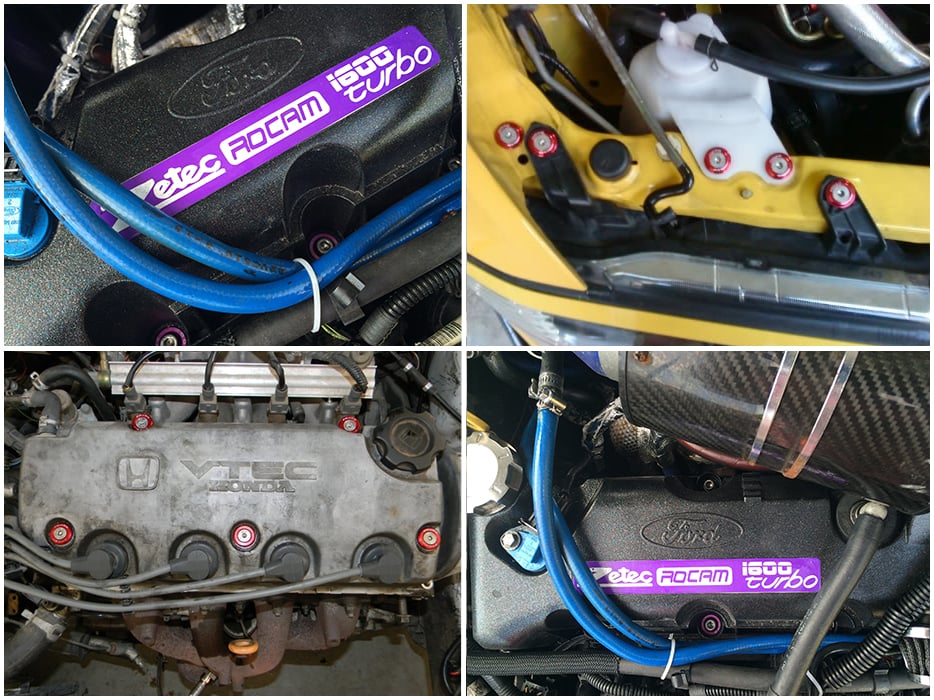 Rocker Cover/Engine Bay Dress Up Anodised Washers