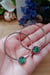 Image of Large Turquoise Hoops