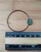 Image of Large Turquoise Hoops