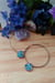 Image of Large Turquoise Hoop Earrings