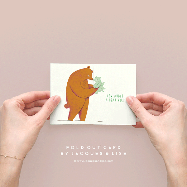 Image of Bear hug card