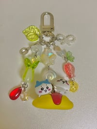 Image 1 of chiikawa omlette keychain