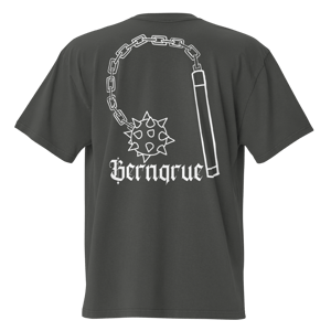 Mens mace & chain Oversized faded t-shirt