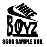 Original NikeBoyz $500 Sample Box. 