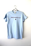 your strongest ally tee in light blue 