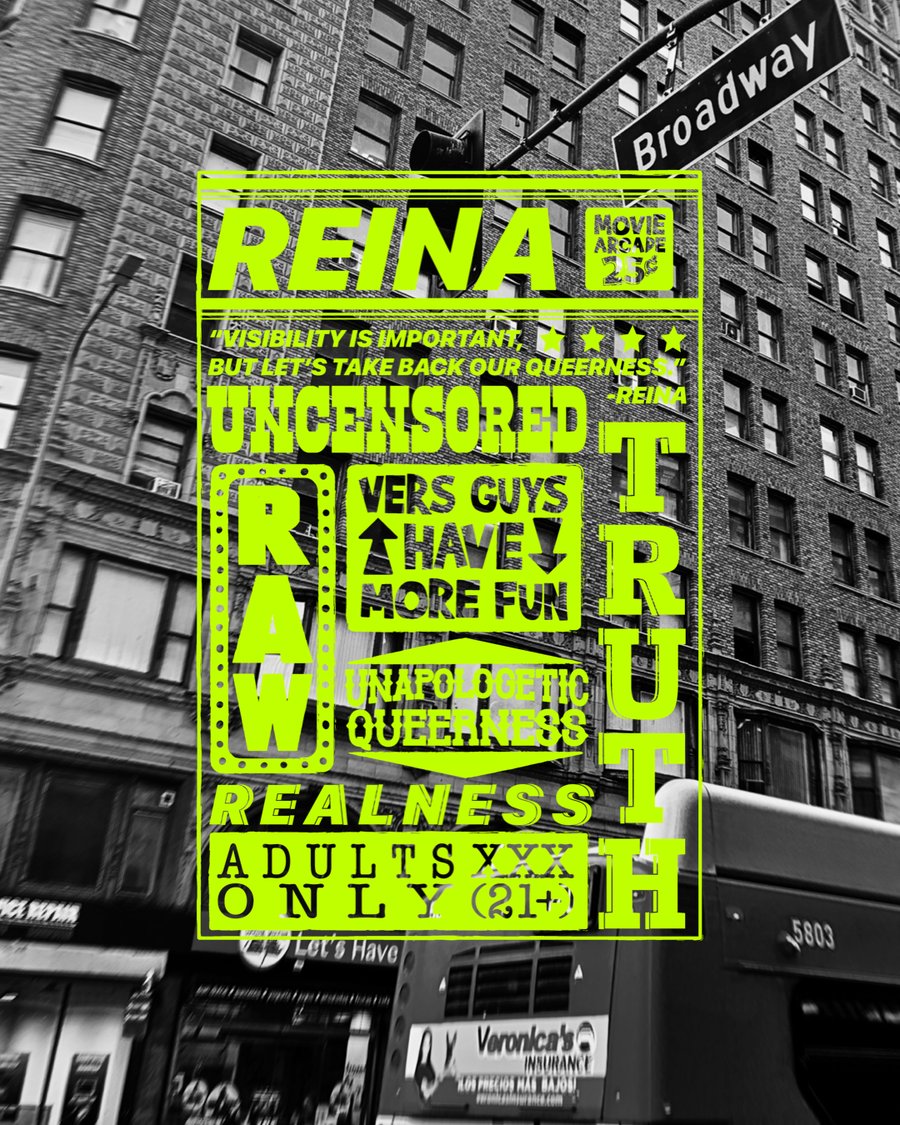 Image of REINA UNCENSORED TEE ROYAL