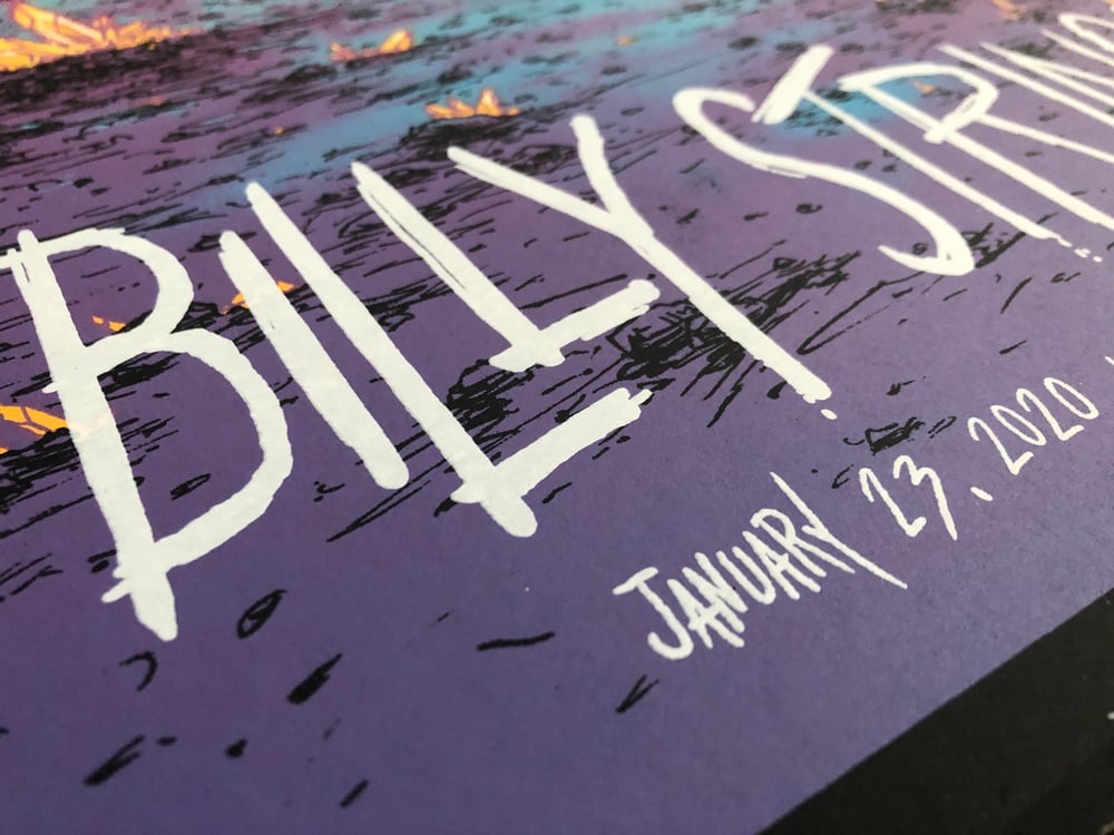 Billy Strings Jan. 23 2020 poster / Barry The Art Guy Store