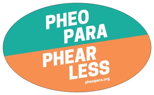Pheo Para Phearless Sticker