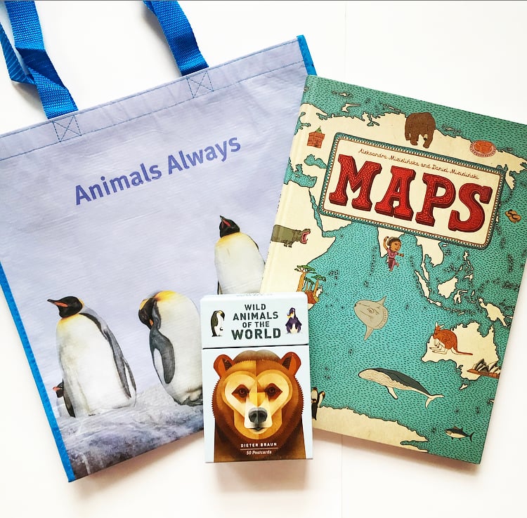 Image of MAPS and WILD ANIMALS BOX